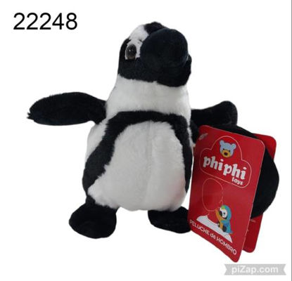 Imagen de PELUCHE DE HOMBRO PINGUINO C/ IMAN 15CM 4.24